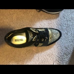 Golden black Michael kors sneakers